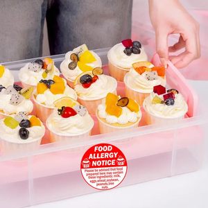 Reusable <strong>Allergy</strong> <strong>Sticker</strong> for Cake Food <strong>Allergy</strong> <strong>Stickers</strong> 2 Inch Allergen Warning Labels for Bakery, Party,Restaurants 500 Pcs - Product Image 5