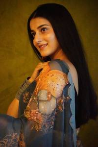 Dernier plus export indien ethnique fantaisie Designer femmes imprimé soie douce Saree avec chemisier à la mode ethnique lourd travail à la main Saree - Product Image 2