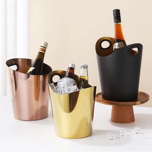 Bar Barware Champagne Xô Kim Loại Tái Sử Dụng Đồ Uống Xô Đảng Cao Cấp Mới Hàn Quốc Phong Cách Thép Không Gỉ Xô Đá - Product Image 2