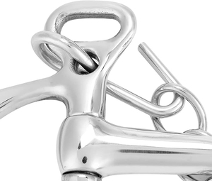 New Custom Low Port Bit Stainless Steel Horse Product with Smooth Mouthpiece for Veterinary <b>Instruments</b> Wholesale Rate OEM - Product Image 4