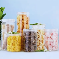 Fabrication vietnamienne Bocal à biscuits en plastique de qualité alimentaire Stockage des aliments et stockage des conteneurs avec couvercle scellé