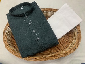 Vêtements décontractés pour fête de mariage Design rayonne Ciaz Kurta traditionnel et lourd pour hommes avec pyjama Meilleure qualité Fournisseur indien à bas prix - Product Image 2