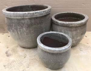 [Leo Nguyen Le] - Venta al por mayor de decoración moderna para el hogar, cerámica esmaltada para jardinería/maceteros de proveedor vietnamita - Product Image 1