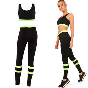 Conjunto de Yoga Deportivo Personalizado para Mujer, Otoño, Logotipo Frontal, Sin Costuras, Cómodo, Suave, Sujetador Deportivo, Leggings Transpirables, Ropa de Gimnasio - Product Image 1