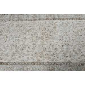 Tapis turc, 3,8x6,8 pieds, tapis vintage, tapis en laine gris brun style sud-ouest - Product Image 5