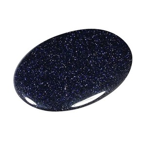 เครื่องประดับหินรูปไข่สีฟ้าเครื่องประดับอัญมณีทรงวงรีหินอัญมณีคริสตัลบำบัดธรรมชาติขายส่ง - Product Image 4