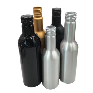 Fabricant vietnamien bouteilles à col long 99.7% en aluminium pur en gros canettes de bouteilles à dessus ouvert bouteilles en métal en aluminium - Product Image 5