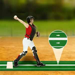 Tapis de frappe toutes saisons 150*300cm en <span class=keywords><strong>gazon</strong></span> PE robuste, sélection bicolore - Product Image 2