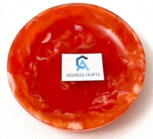 Hermoso diseño hecho a mano resina epoxi platos para servir únicos artículos de cocina hogar restaurante Hotel cuencos decorativos para servir - Product Image 2