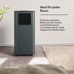 Aire Acondicionado Portátil de 11000 BTU para el Hogar, Control por Aplicación WiFi, 3 en 1: Refrigeración, Deshumidificador y Ventilador, para Habitaciones de 18-28 m2, 65 dB, Antracita - Product Image 2