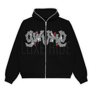 เสื้อฮู้ดผู้ชายผ้าฝ้ายผสมมีฮู้ดสำหรับผู้ใหญ่สินค้ามาใหม่ - Product Image 1