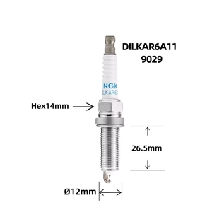 Bougies d'allumage laser de haute qualité DILKAR6A11 9029 22401-JA01B, double <span class=keywords><strong>iridium</strong></span>, pour <span class=keywords><strong>NGK</strong></span> Nissan Auto Bujia - Product Image 6