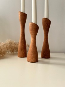 Candelabro de Madera Moderno Hecho a Mano con Forma Hexagonal, Diseños Personalizados para Bodas, Decoración Rústica para el Hogar, Alta Calidad - Product Image 3