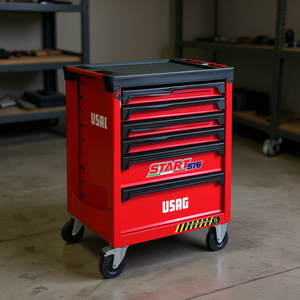 Usag Start <b>Trolley</b> with Anti-Tipping System 7 Drawers (Empty) <b>Tool</b> Cabinets - Product Image 3