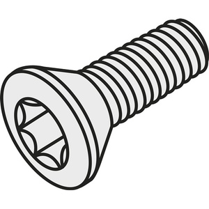 Tornillo Torx de Cabeza Avellanada ISO US 2004-T09P 1.8g de PRAMET - Product Image 1