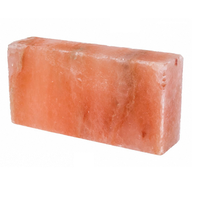 Briques de sel en cristal rose de l'Himalaya couleur personnalisée décoration de la maison élégante technique sculptée produit d'artisanat naturel emballage personnalisé