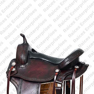Sillín de caballo de salto de carreras inglés de cuero Premium 2025 disponible en varios colores y tamaños sillín de caballo de cuero genuino occidental - Product Image 4