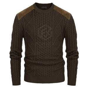 Pull en tricot d'hiver classique Respirant Logo avant élégant Tricot doux Conçu pour le confort et le style chauds - Product Image 1