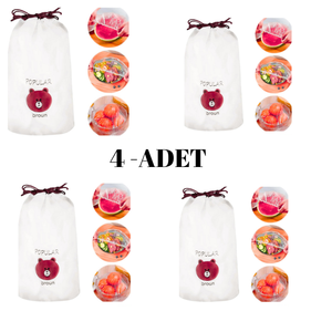 ฝาปิดอาหารอเนกประสงค์ Mucit Home 400 ชิ้น ฝาครอบหม้อและจาน ช่วยรักษาความสดใหม่ - Product Image 1