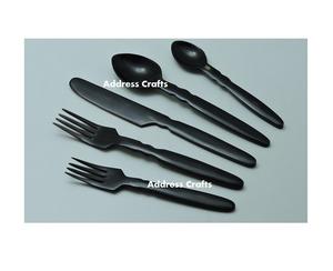 Ensemble de couverts en corne de buffle avec logo gravé personnalisé vaisselle de première qualité outils de coutellerie faits à la main à un prix raisonnable - Product Image 2