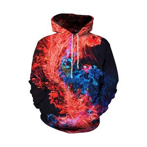 Sweats à capuche tendance 100% coton avec impression 3D col à capuche quantité minimale de commande bas pour la saison hivernale - Product Image 1