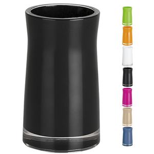 Collezione Spirella Sydney, Portaspazzolino 7 x 12 cm, Acrilico, Nero - Product Image 2