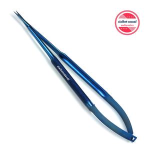 Tijeras de mango Micro Spring, instrumentos médicos de alta calidad, 7 pulgadas (18cm), 8mm d, puntas CVD, cirugía - Product Image 5