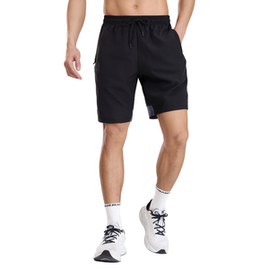 Shorts de course en gros d'usine Shorts d'entraînement d'athlétisme de loisirs de fitness minces d'été à séchage rapide pour hommes - Product Image 1