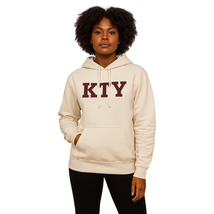 Sudadera con capucha DST Delta Neutral, mezcla de algodón Premium, ropa de hermandad griega Divine Nine HBCU, ropa de vida griega personalizada - Product Image 1