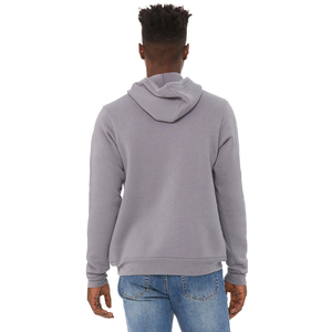 Sweat à capuche brodé d'appliques surdimensionnées délavées à l'acide pour hommes sweats à capuche en molleton rembourré au design délavé au soleil vente en gros - Product Image 2