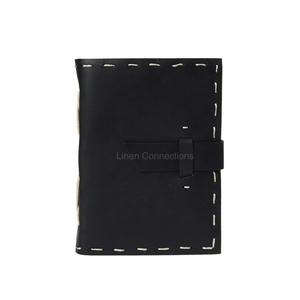 สมุดโน๊ตจากหนังแนววินเทจสมุด100% รีไซเคิลแบบเกลียวปกปกทำด้วยมือวัสดุรีไซเคิล - Product Image 5