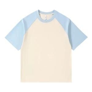 T-shirt en coton personnalisé pour les uniformes d'équipe du personnel, logo de marque, t-shirt à manches courtes en coton, vêtements de travail d'été - Product Image 1