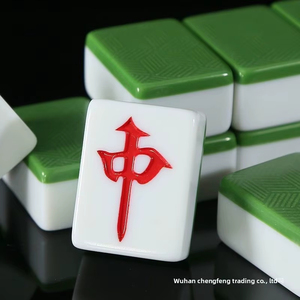 Tuiles de Mahjong automatiques de luxe modernes en mélamine, fabriquées à la main, grandes, moyennes et petites tailles, jouets de loisirs et de divertissement pour la famille - Product Image 4