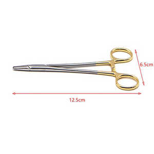 Portaagujas de acero inoxidable duradero, herramienta de sutura Manual para cierre de heridas/aproximación de tejido, agujas de agarre de forma segura - Product Image 5