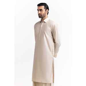 Costume de mariage beige coupe ajustée SK-S23-033, style professionnel classique, fermeture simple boutonnage, fermeture éclair, haute qualité - Min. Commandez 2 pièces - Product Image 5