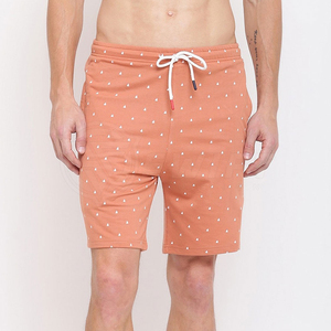 กางเกงขาสั้นเอวกลางใส่สบายเนื้อผ้าคอตตอนสำหรับผู้ชายเสื้อผ้าลำลองระบายอากาศได้ดีผลิตในปากีสถานขายส่ง "2025 - Product Image 1