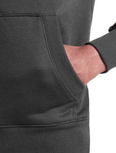 Vente en gros Sweat à capuche double en molleton surdimensionné pour hommes Logo personnalisé Zipper Brodé DTG Imprimé 3D Solide Motif Sweatshirts d'hiver - Product Image 5