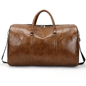 2025 nouveauté femmes mode vente chaude de haute qualité en cuir véritable sac de sport femmes en cuir voyage sac polochon - Product Image 3