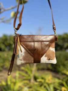 กระเป๋าหนังวัวมีลายสไตล์ตะวันตก, กระเป๋าสะพายไหล่กระเป๋าสะพายใช้ได้หลากหลายกระเป๋าถือหนังคุณภาพสูงสำหรับผู้หญิงมาใหม่ - Product Image 5