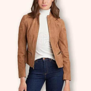 Veste en daim tricotée d'hiver de haute qualité, respirante, écologique, légère, finition lisse, coutures propres - Product Image 6