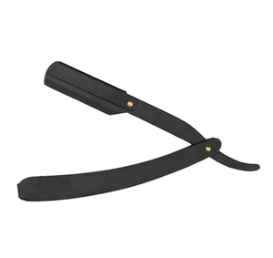 Maquinilla de afeitar de cuerpo de acero, maquinilla de afeitar de media hoja con logotipo gratis - Product Image 4