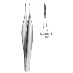 Pince à échardes 9.3 cm pince à épiler avec pointe pointue pince à épiler échardes ensemble dentaire instruments chirurgicaux - Product Image 1