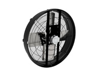 Terrui Industrieller Wandmontierter Axialventilator Geräuscharm EC-Motor-Angetrieben Aluminiumlegierung Flügel Kugellager App/Fernbedienung