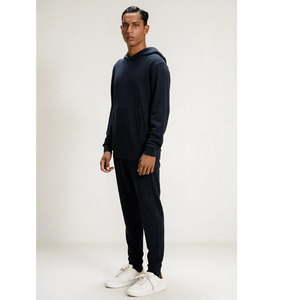 Nueva llegada al por mayor de los hombres personalizados chándal de algodón a granel con capucha de talla grande de lana de etiqueta privada trajes de chándal para los hombres - Product Image 2