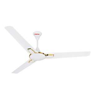 Ventilateurs de plafond électriques pliables en métal KIMATSU au design optimal, portée de 1200 mm, 5 pales, commande mécanique, ventilateur de refroidissement d'air pour hôtel - Product Image 1
