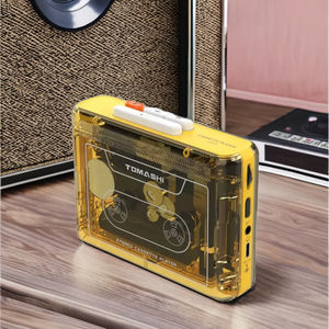Reproductor de Casetes de Audio al por Mayor, Reproductor de Casetes Transparente Estéreo <span class=keywords><strong>Walkman</strong></span> Clásico, Reproductor de Casetes Portátil Transparente con Clip para Cinturón - Product Image 1