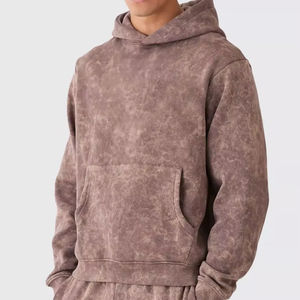 Hiver Unisex Pullover Cotton Hoodie Jogger Sweat Pant Set Tracksuit Sweat Suits Acid Wash Custom Logos - Product Image 6