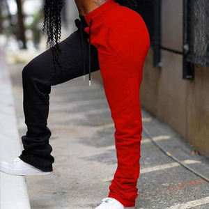 Pantalones Deportivos de Yoga para Mujer, Cintura Media, Estilo Flare, de Spandex y Algodón, Transpirables y de Secado Rápido - Product Image 2