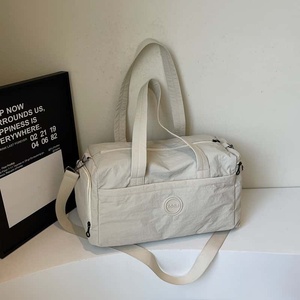 Lavender Nylon <b>Duffel</b> <b>Bag</b> 25L Zipper Closure Detachable Strap Unisex Sports Travel <b>Bag</b> - Product Image 5