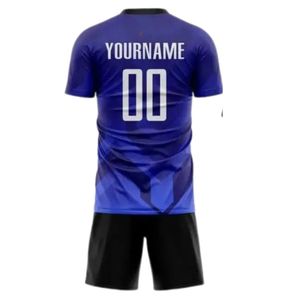 Uniforme de Fútbol Personalizado con Diseño Sublimado, 100% Poliéster, Transpirable, de Secado Rápido, Ecológico, Cuello Redondo, Manga Corta - Product Image 2